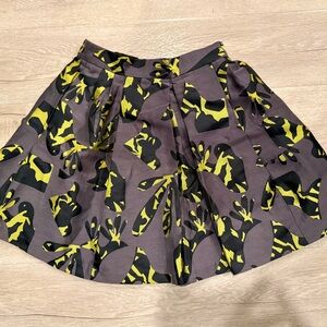Banana Republic Yellow and Black Skirt